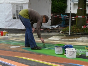 XXL 3D Strassenmalerei in Sankt Wendel