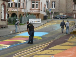 XXL 3D Strassenmalerei in Sankt Wendel