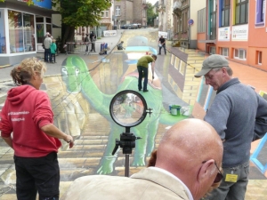 XXL 3D Strassenmalerei in Sankt Wendel