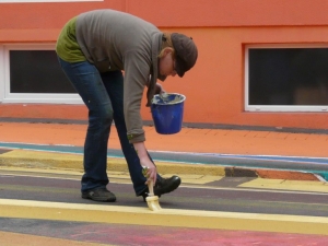 XXL 3D Strassenmalerei in Sankt Wendel