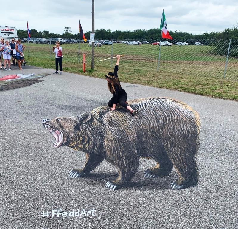 Russian bear - hide or fight" in Florida