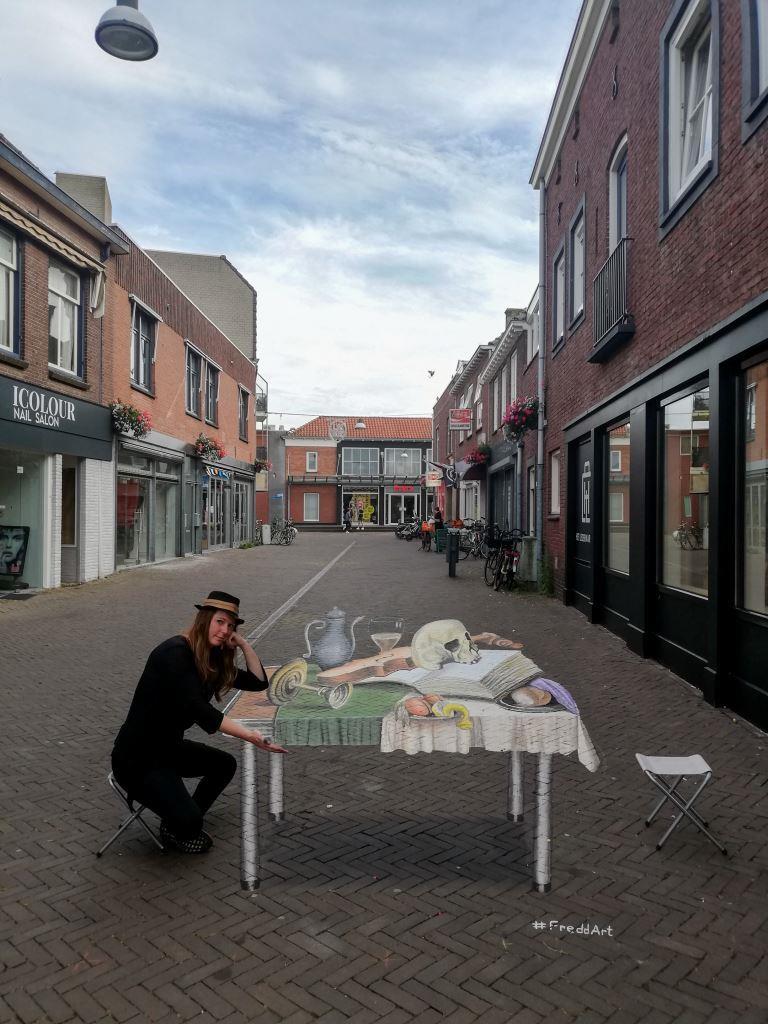 3D Straßenmalerei in Doetinchem FreddArt Streetpainting